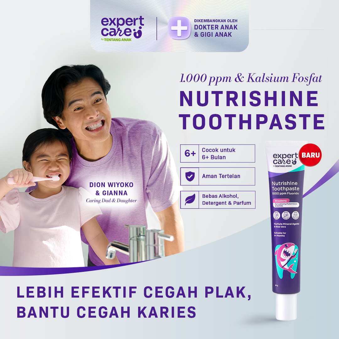 Nutrishine Toothpaste 36gr Pasta Gigi dengan Fluoride 1.000ppm dan Kalsium Fosfat