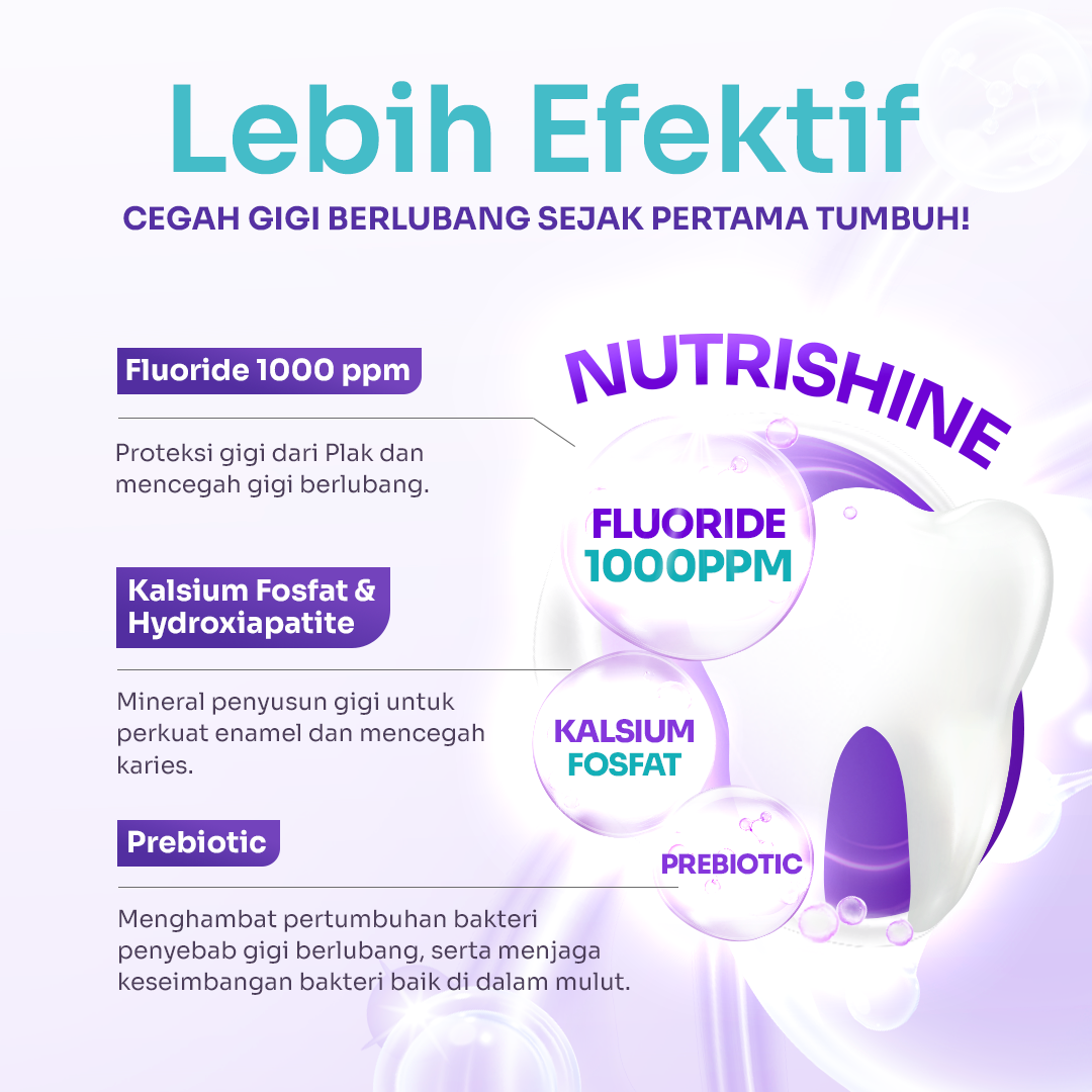 Paket Gigi & Tulang Kuat - Nutrishine Toothpaste + Expert Boost & Buku Tentang Anak Official