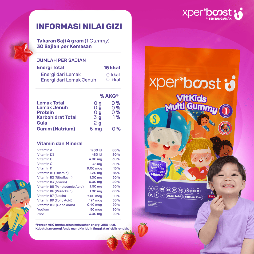VitKids Multi Gummy 30pcs Anak dan Dewasa