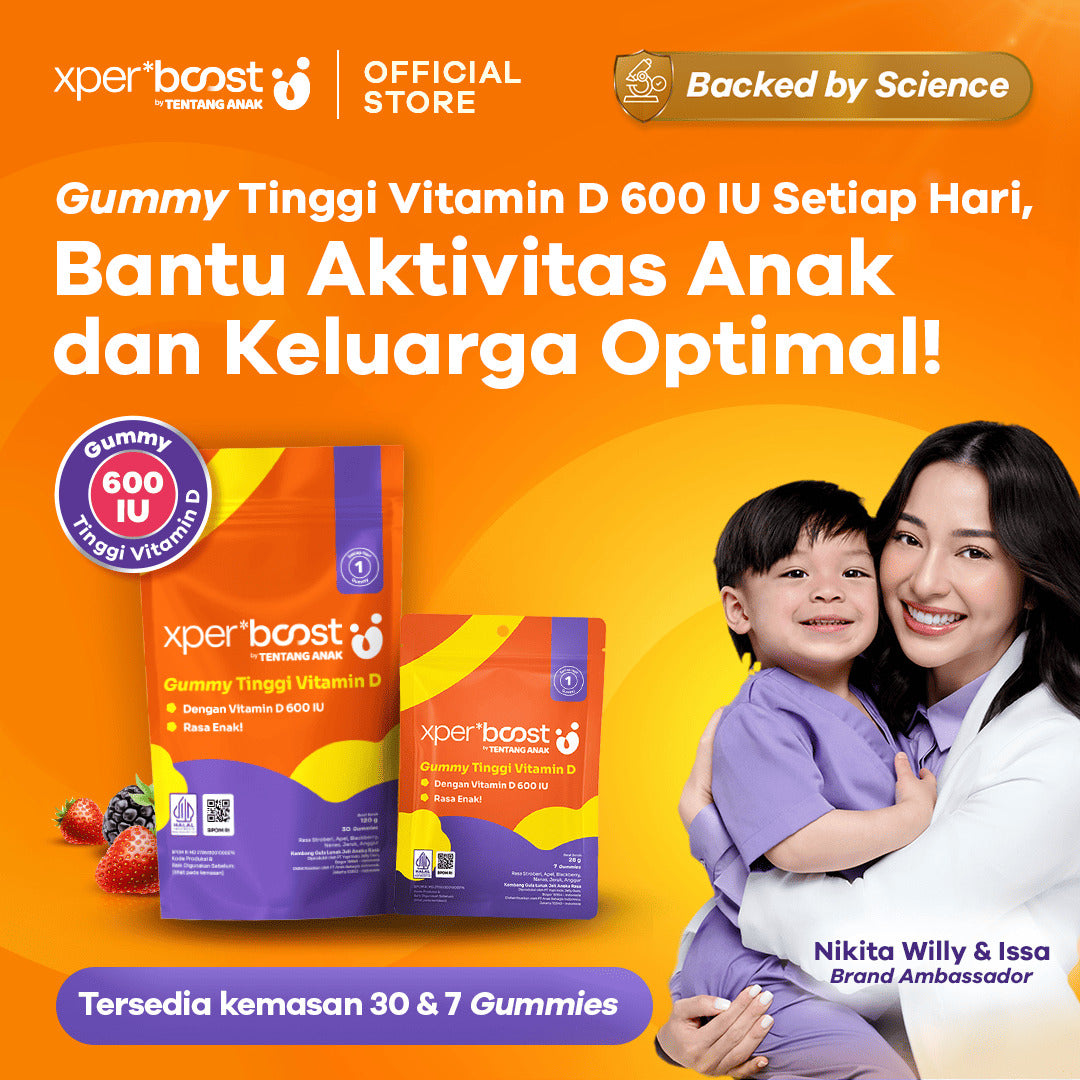 Gummy Vitamin D 600 IU Anak dan Dewasa