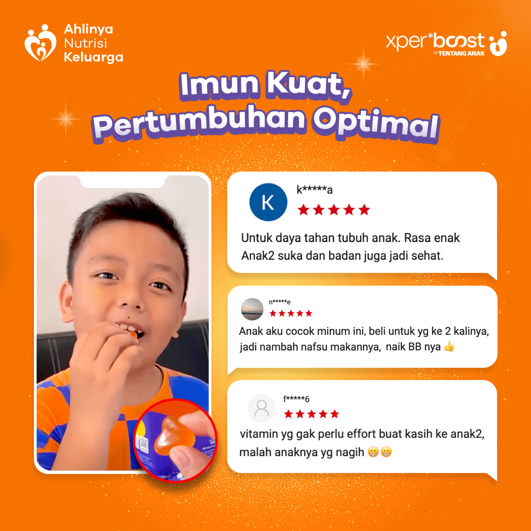 Gummy Vitamin D 600 IU Anak dan Dewasa | Paket 7 Hari
