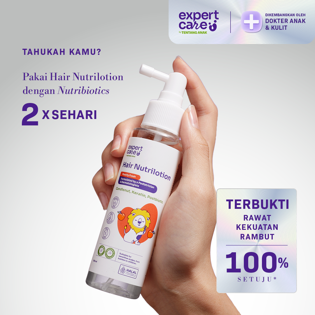 Expert Care Hair Lotion Bayi & Anak 100 ml – Hair Lotion dengan NutriBiotic - Rambut Tebal & Wangi Seharian