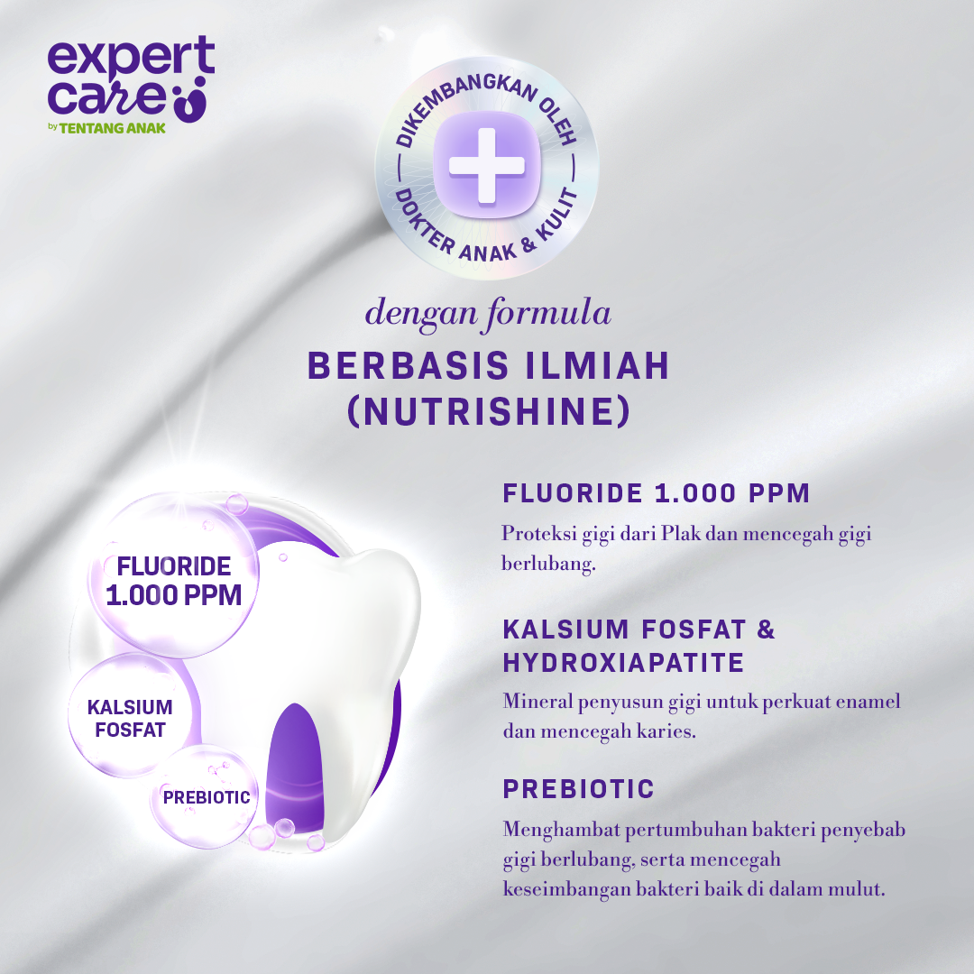 Nutrishine Toothpaste 36gr Pasta Gigi dengan Fluoride 1.000ppm dan Kalsium Fosfat