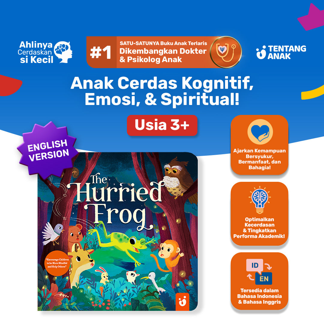 Buku Cerita Dongeng Anak - Si Katak yang Tergesa-Gesa