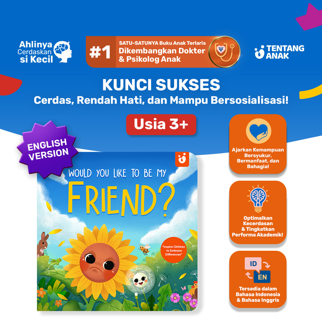 Buku Cerita Dongeng Anak - Maukah Kamu Berteman Denganku?