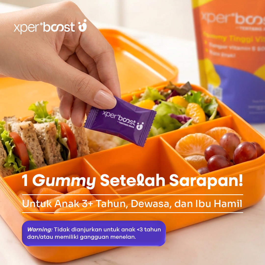 Expert Boost - Gummy Vitamin D 600 IU | Vitamin D Anak dan Dewasa | Paket 30 Hari | Paket 7 Hari