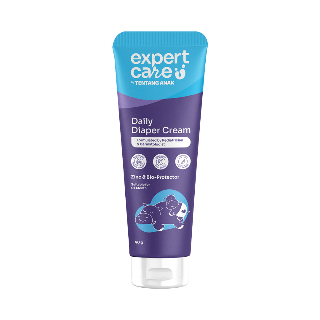 Daily Diaper Cream 40g dengan Zinc Oxide, Panthenol & Bio-Protector