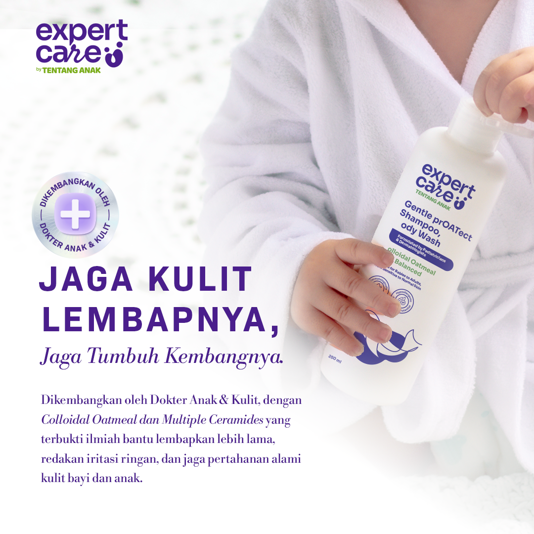 [FORMULA & KEMASAN BARU] 2in1 Shampoo and Body Wash 380ml Pouch dengan Colloidal Oatmeal & Nutrimoist