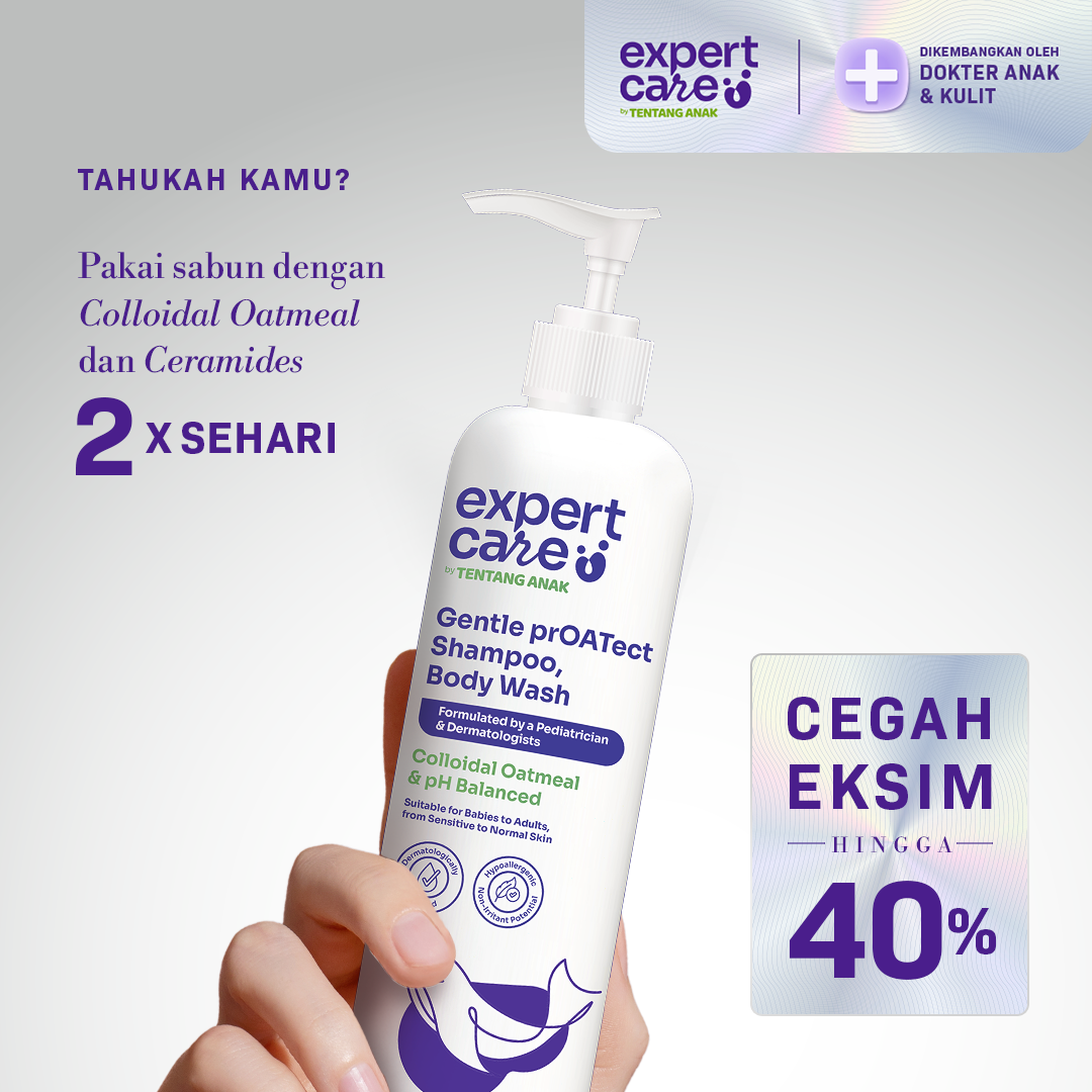 [FORMULA & KEMASAN BARU] 2in1 Shampoo and Body Wash 380ml Pouch dengan Colloidal Oatmeal & Nutrimoist