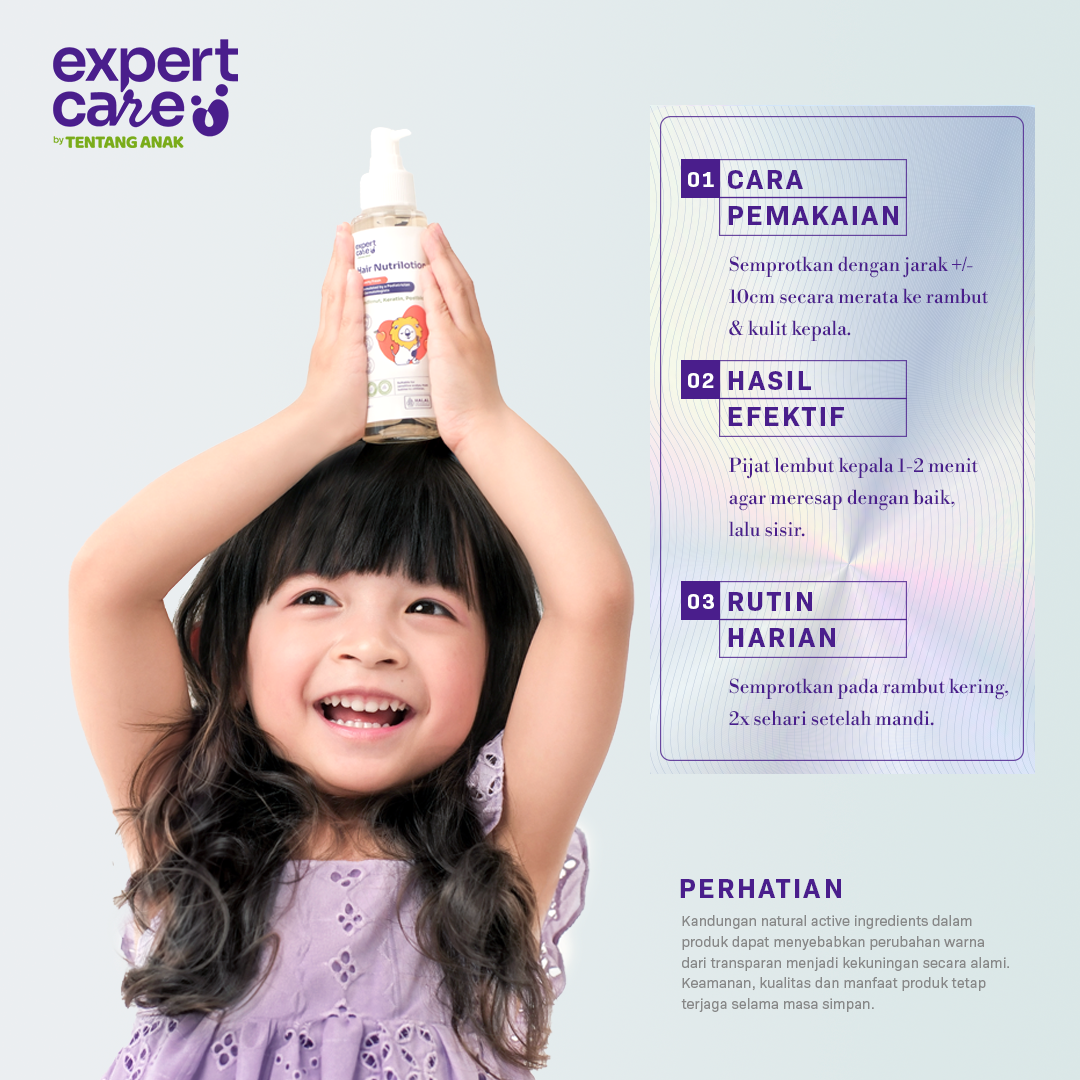 Expert Care Hair Lotion Bayi & Anak 100 ml – Hair Lotion dengan NutriBiotic - Rambut Tebal & Wangi Seharian