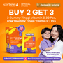 [SPECIAL BUNDLE NIKITA WILLY] Expert Boost - Paket Gummy Vitamin D 600 IU 30pcs @2pouch + FREE 7pcs