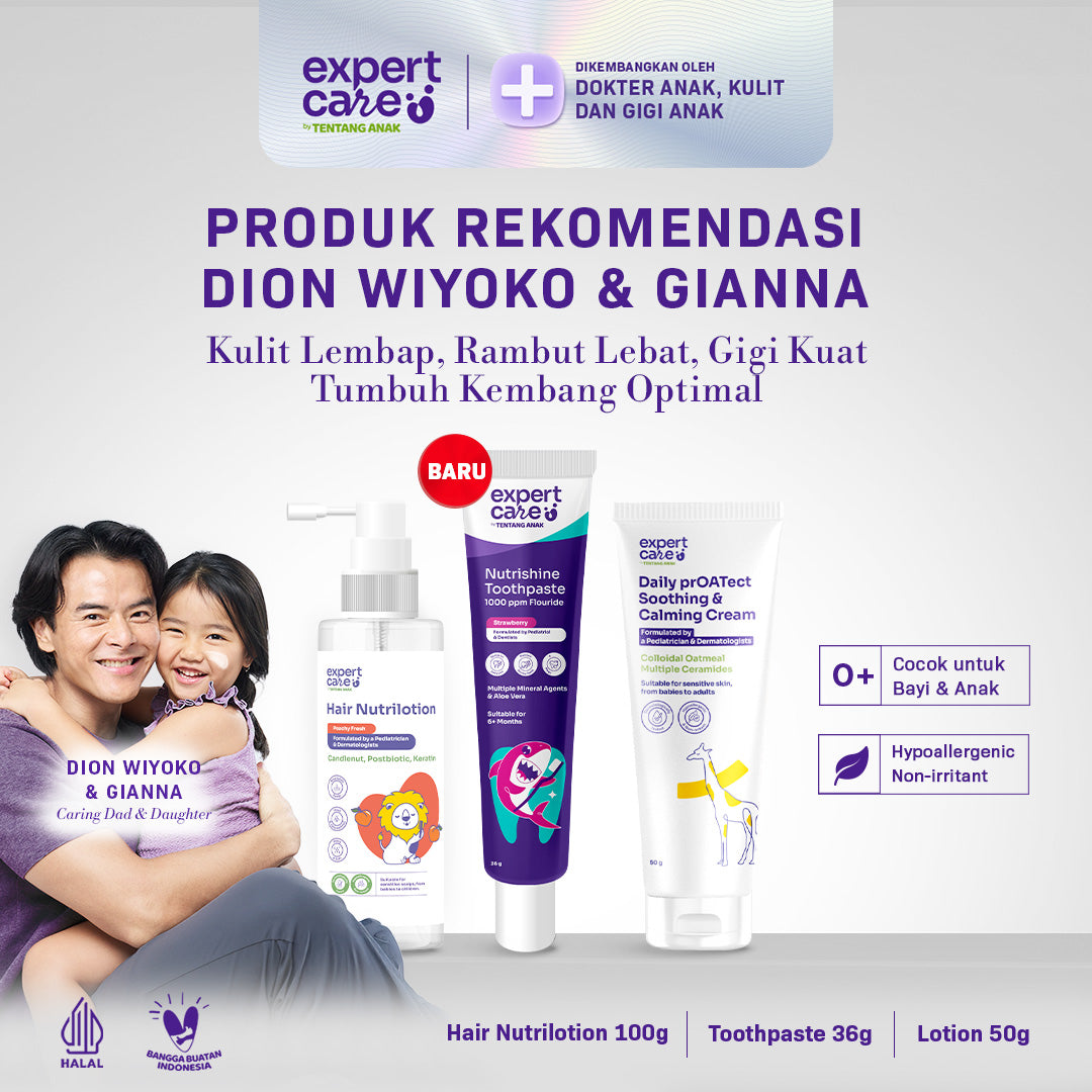 [Special Bundle Dion Wiyoko] - Toothpaste 36g + Hair Nutrilotion 100ml + Face & Body Lotion 50g