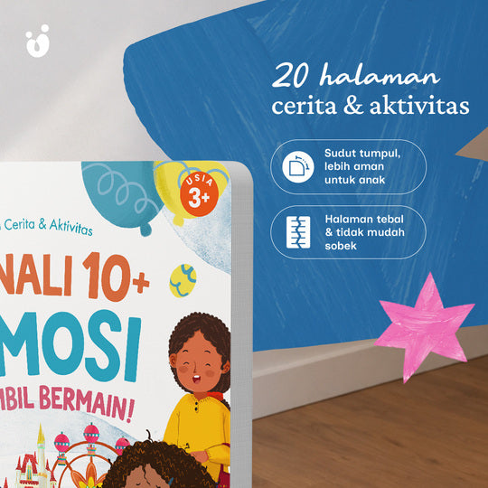 Buku Aktivitas: Kenali 10+ Emosi Sambil Bermain!