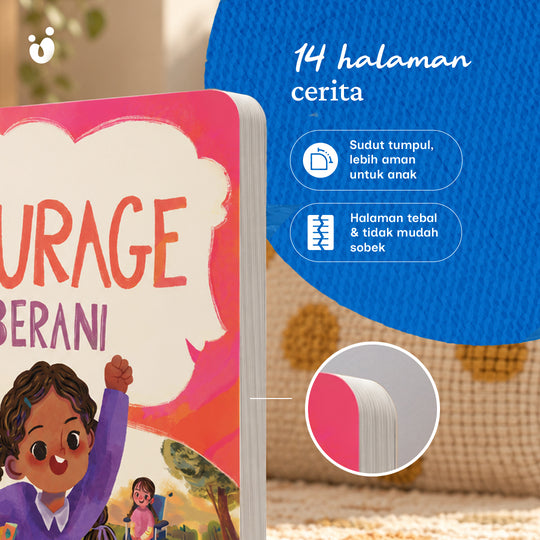 Boardbook Bilingual Courage/Berani