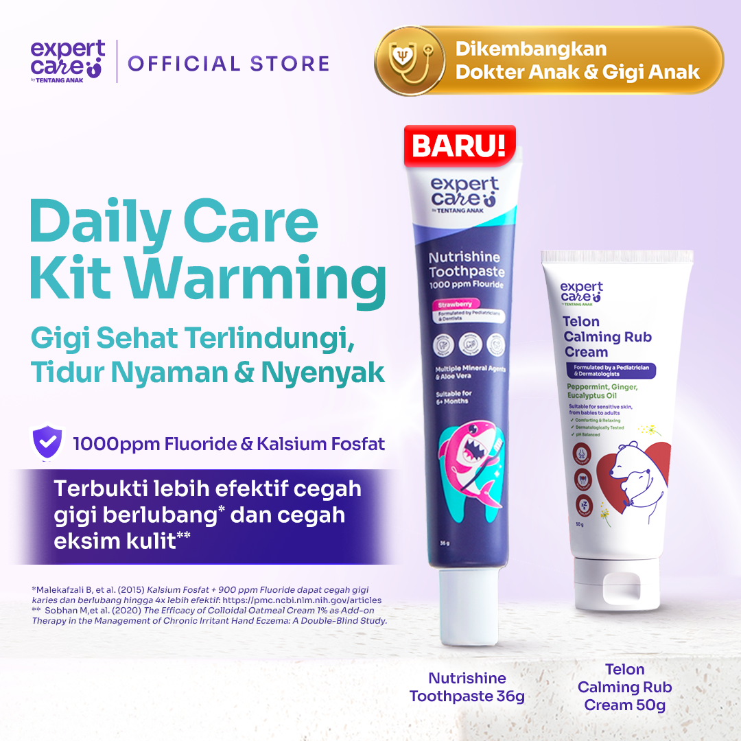 Nutrishine Toothpaste 36gr Pasta Gigi dengan Fluoride 1.000 ppm dan Kalsium Fosfat