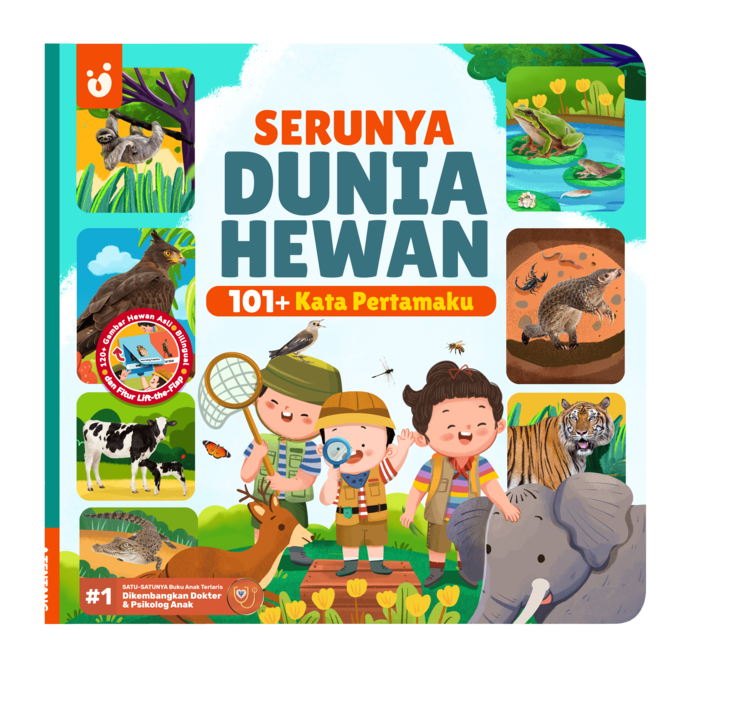 Buku Anak 101+ Kata Pertamaku Seri Serunya Dunia Hewan