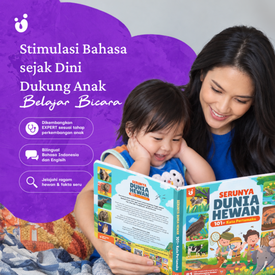 Buku Anak Serunya Dunia Hewan - 101 Kata Pertamaku Board Book Balita 1-3 Tahun | Lift The Flap | Buku Pertama Anak Kurangi Risiko Speech Delay & Tantrum - Tentang Anak Vol 2