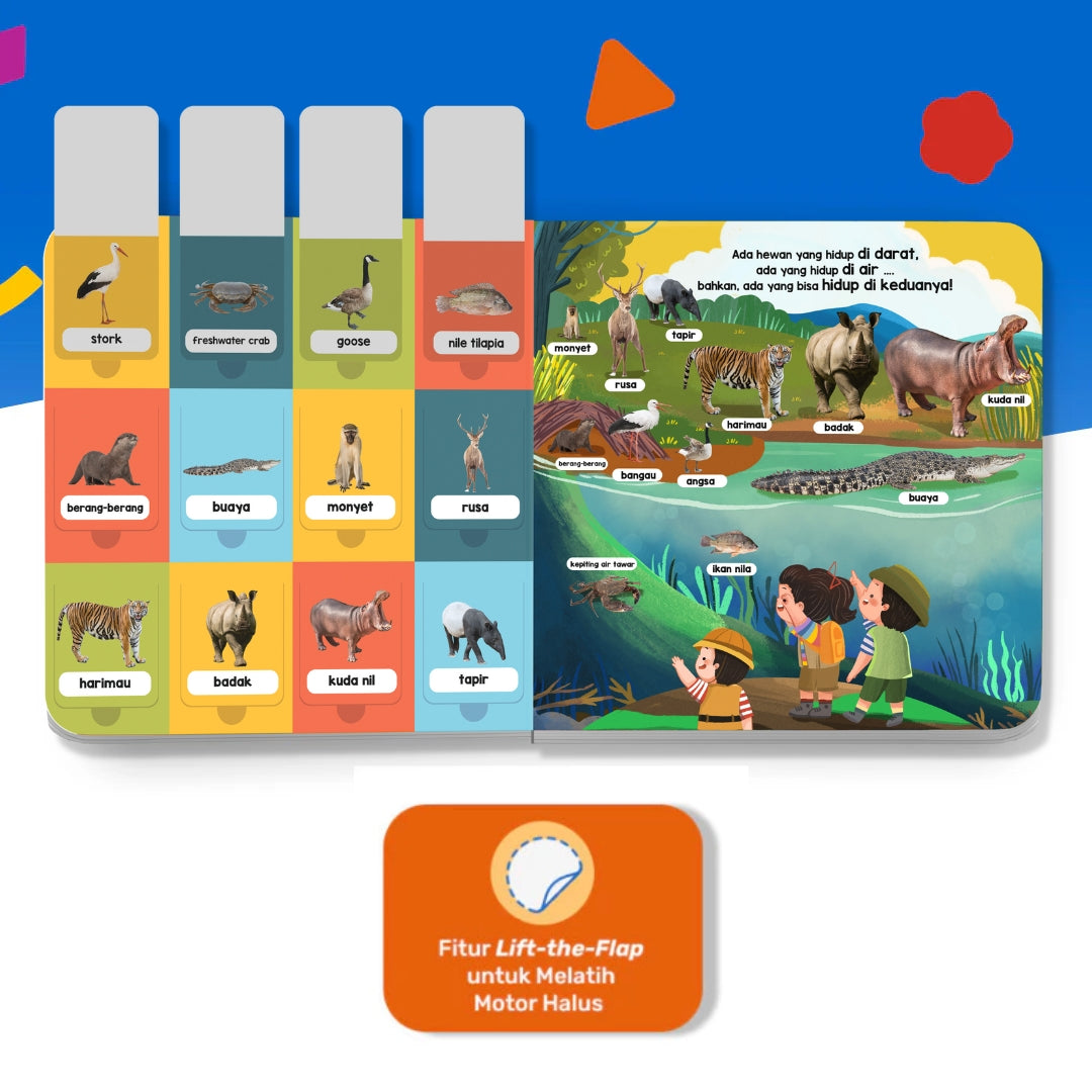 [Volume 2] Buku Anak 101+ Kata Pertamaku Seri Serunya Dunia Hewan