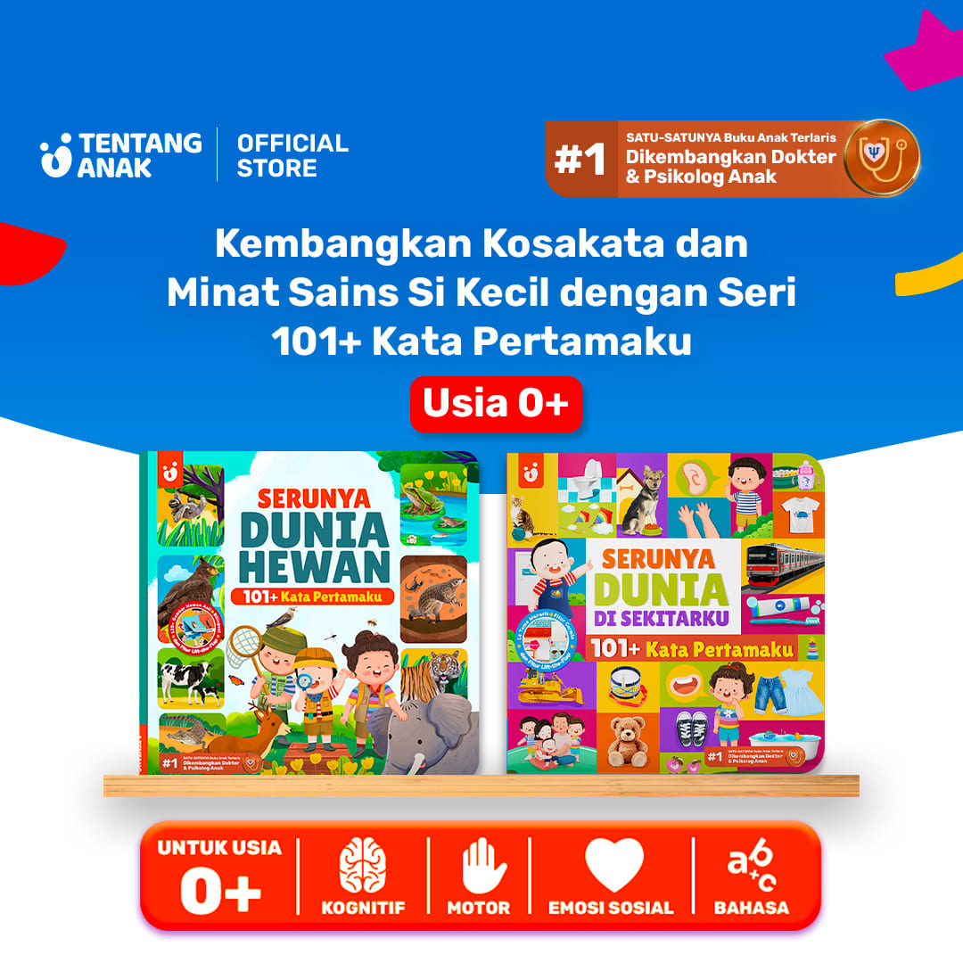 Buku Anak 101+ Kata Pertamaku
