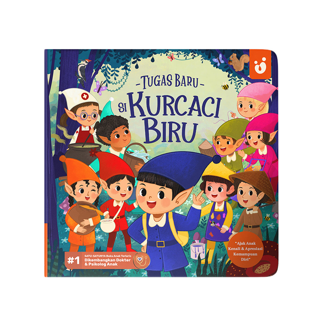 Buku Cerita Dongeng Anak - Tugas Baru Kurcaci Biru