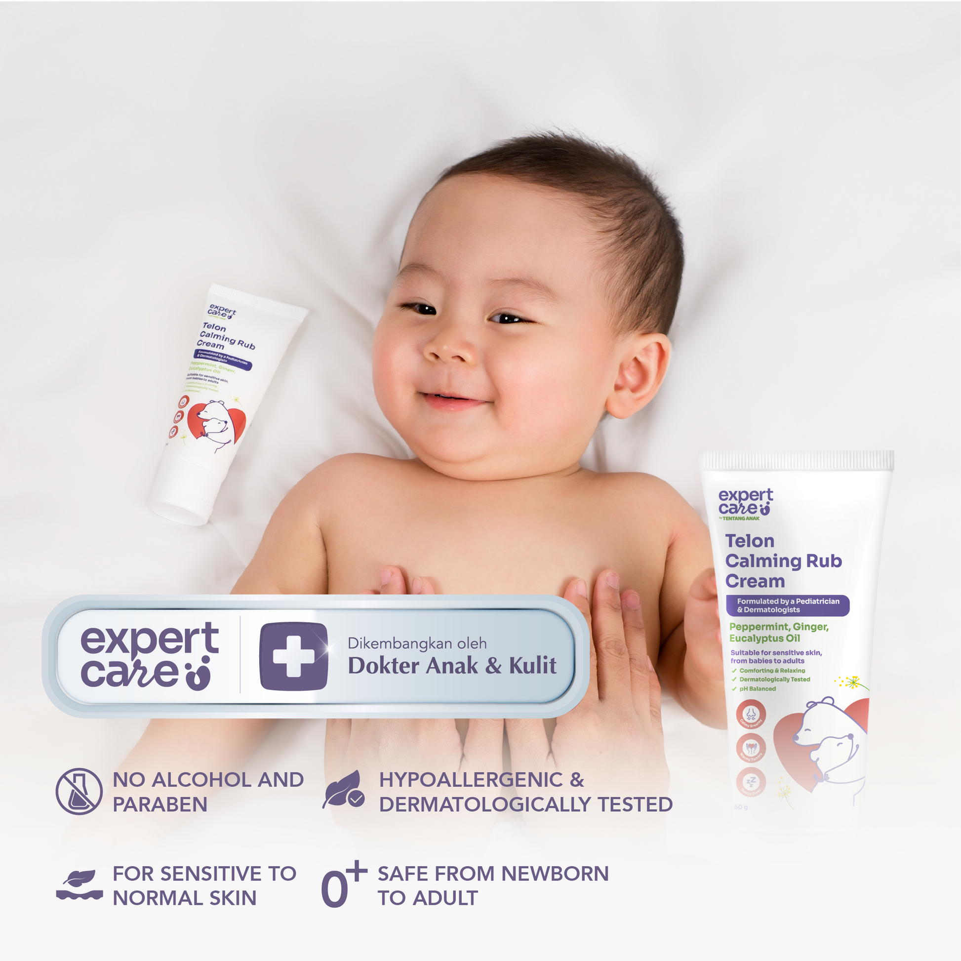 Paket 2 Pcs Telon Calming Rub Cream 50g