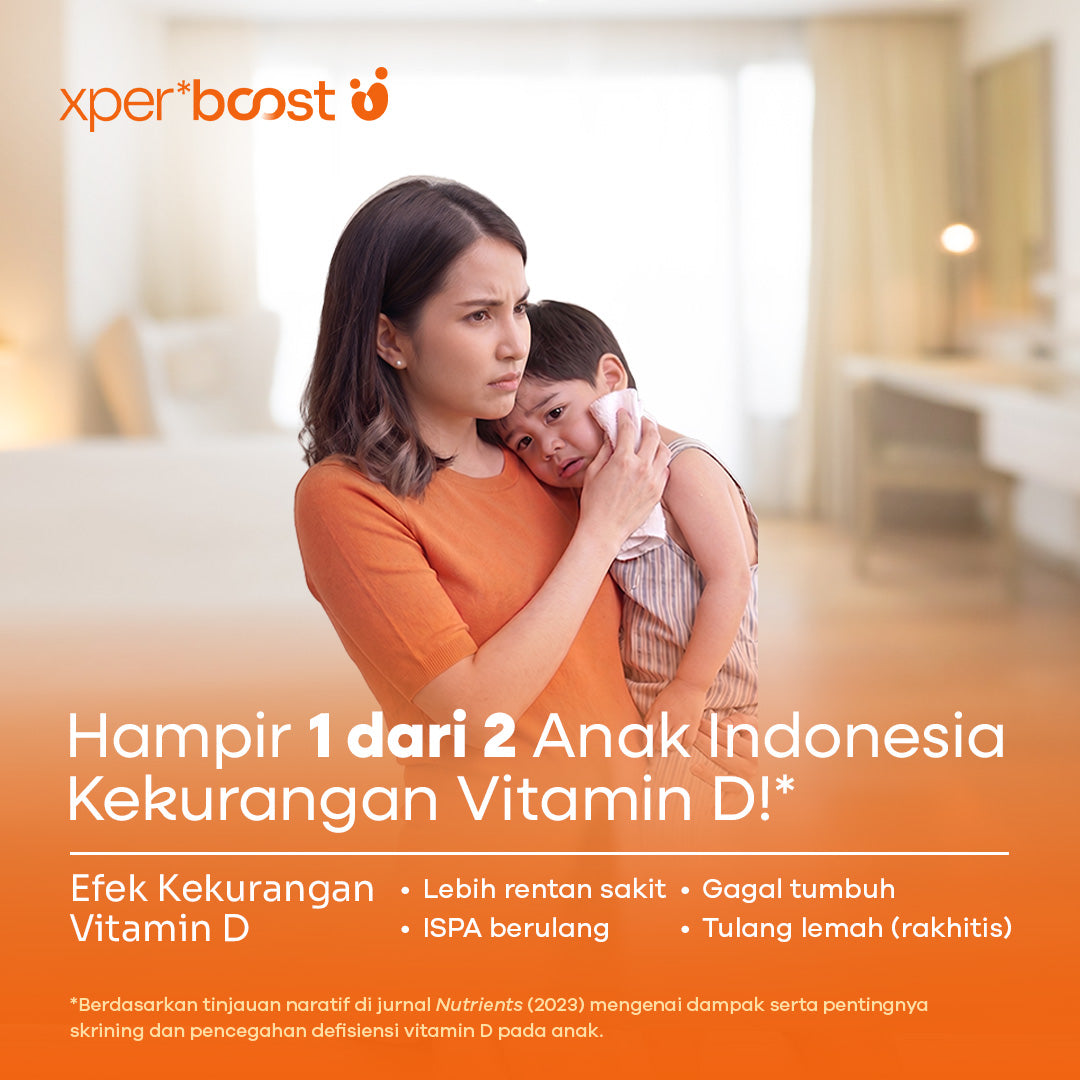 Expert Boost - Gummy Vitamin D 600 IU | Vitamin D Anak dan Dewasa | Paket 30 Hari | Paket 7 Hari