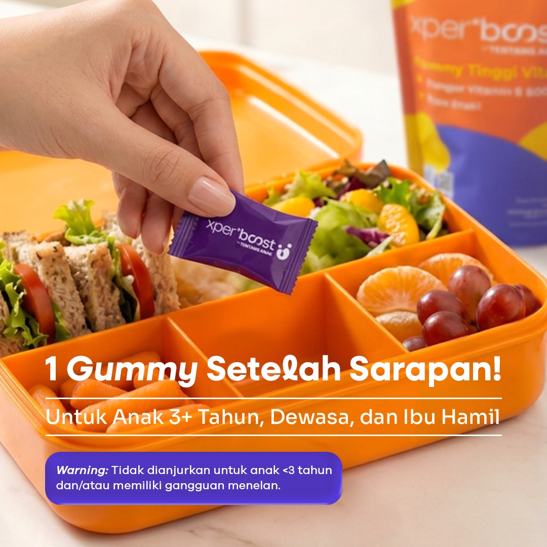 Expert Boost - Gummy Vitamin D 600 IU | Vitamin D Anak dan Dewasa | Paket 30 Hari | Paket 7 Hari